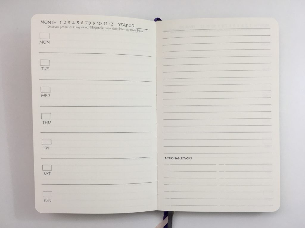 Undated 12-month Planner with Farm Animal Stickers in gift Box